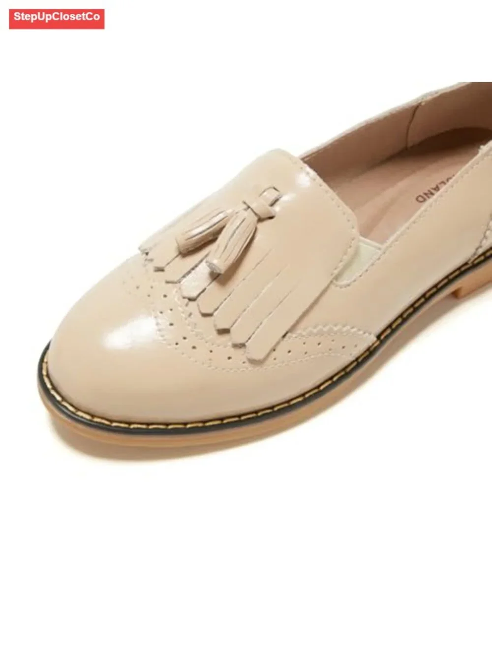 Leather Penny Loafers Slip On Wingtip Oxfords Tassel Work Office